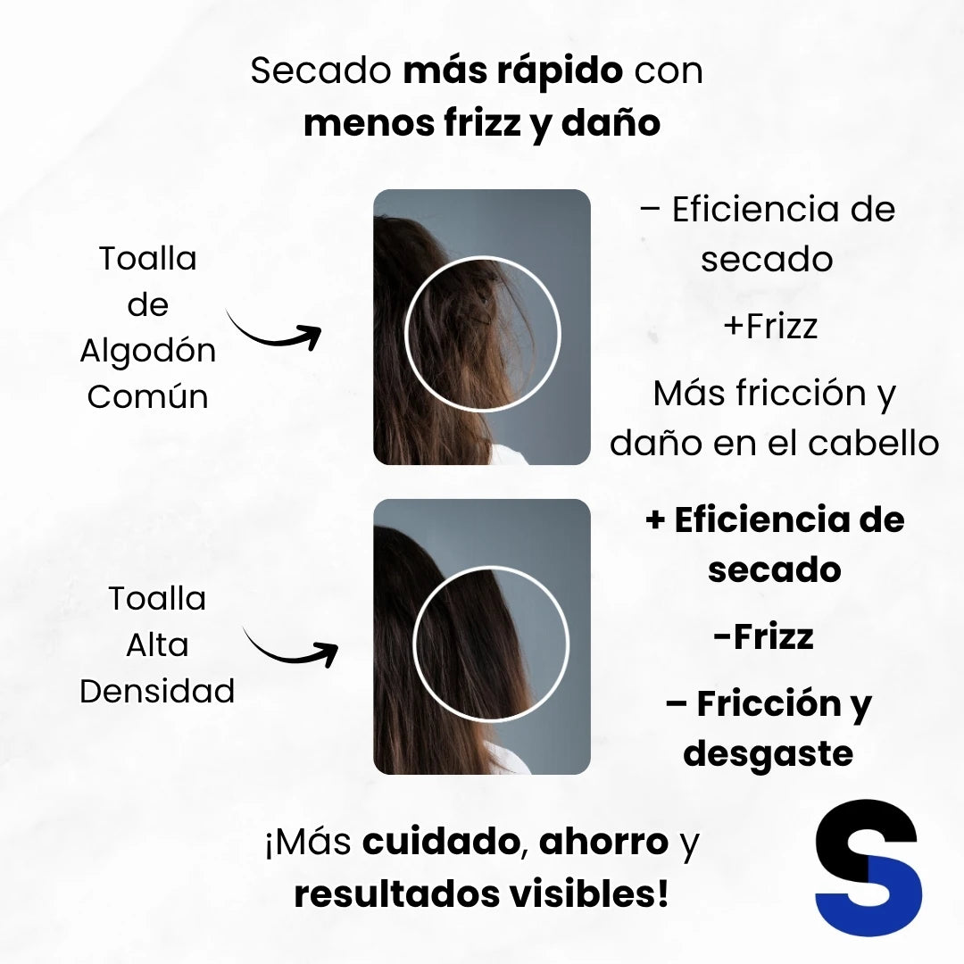 Toalla Alta Densidad - Un Cabello Más Radiante Todos los Días
